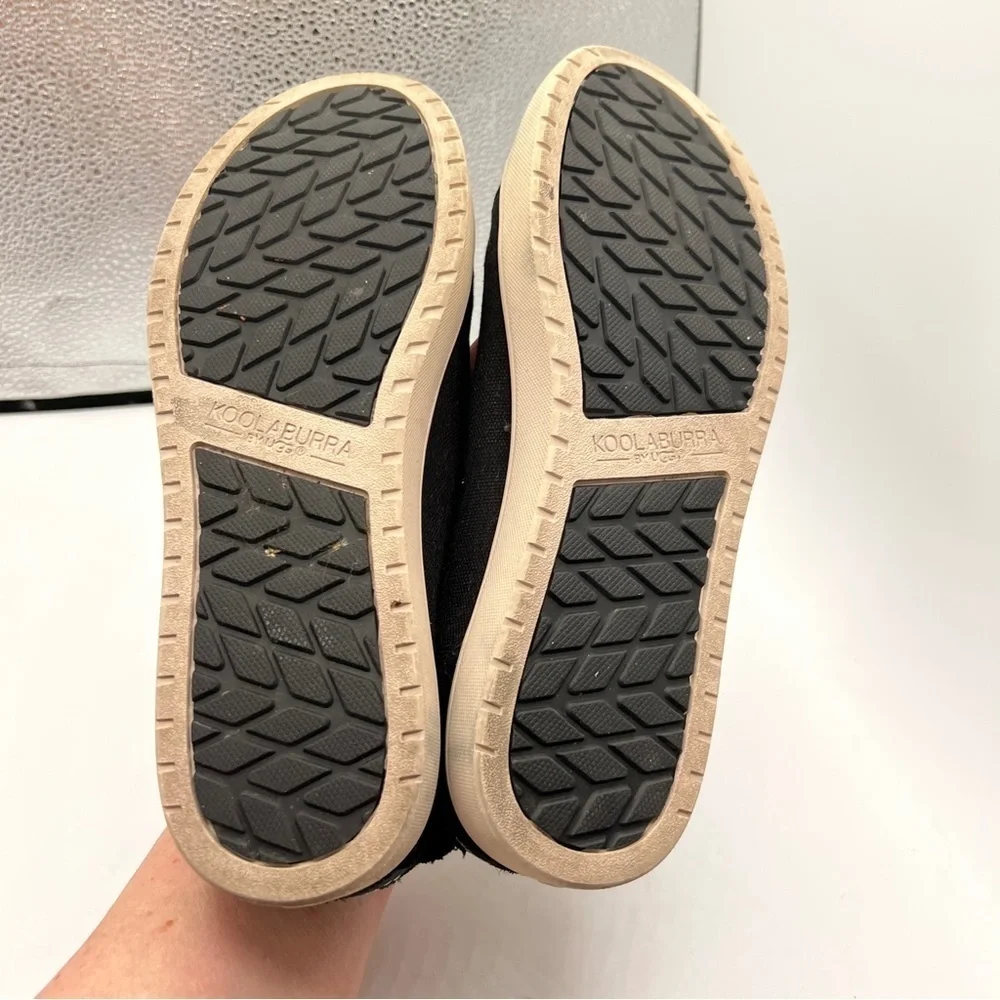 Koolaburra By Ugg Women's Black Penley Shoes Sneaker Size 7.5 Lace Up 1102534 - Picture 6 of 8